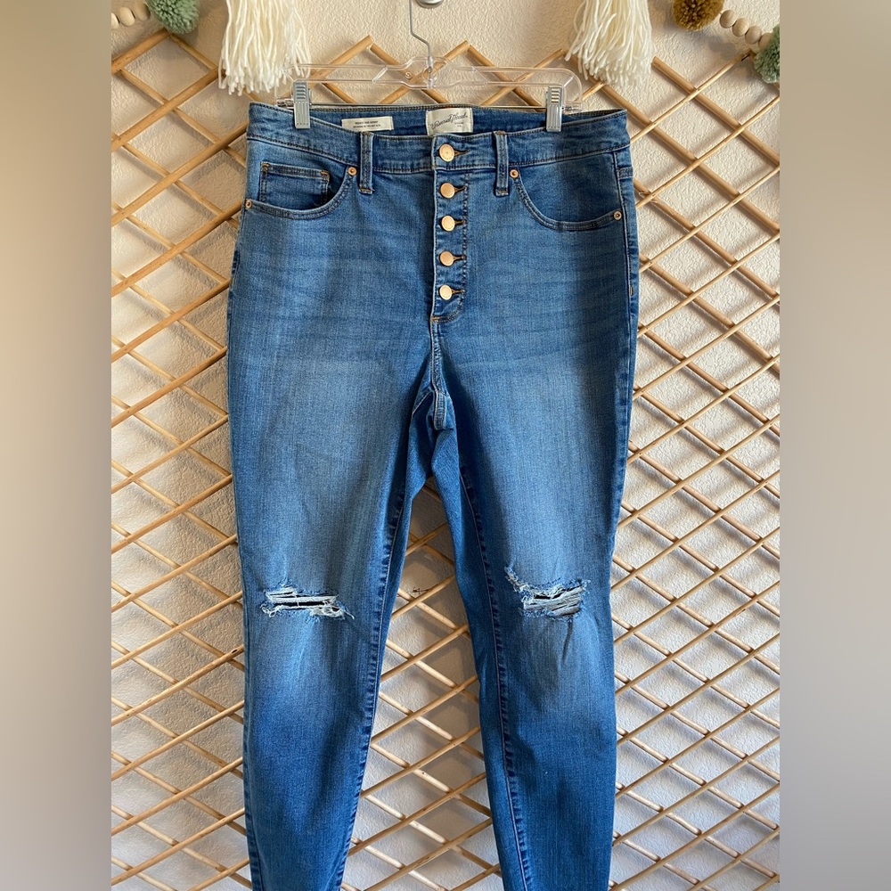 Universal Thread Button-down Highest Rise Skinny Jeans, 14W